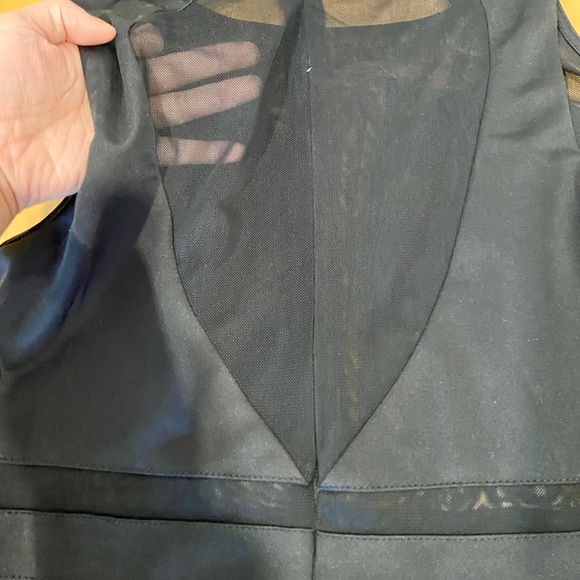 Ark & Co Little Black dress with Mesh Cut Outs - Picture 5 of 7
